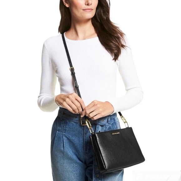 Michael Kors black crossbody bag NWT - Picture 2 of 10